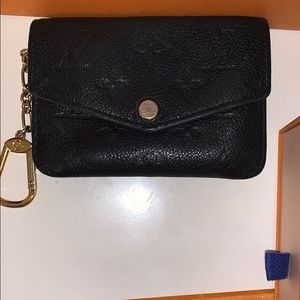 Louis Vuitton Key Pouch Monogram Empreinte Noir